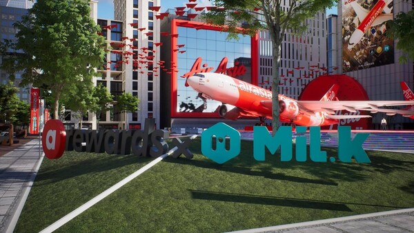 밀크파트너스, 에어아시아·칼리버스와 메타버스 협업