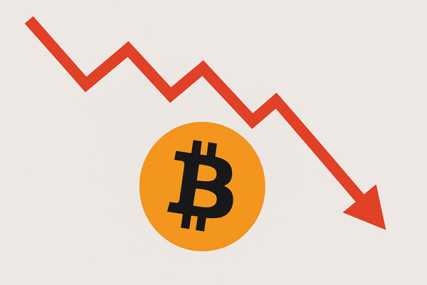 비트코인 하락 이미지. 출처=디지털애셋