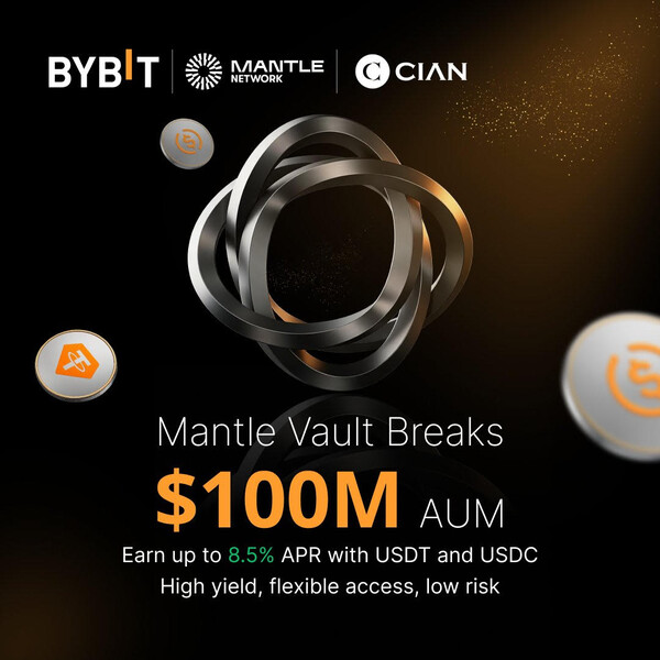 맨틀 볼트, 총예치액 1억달러 돌파